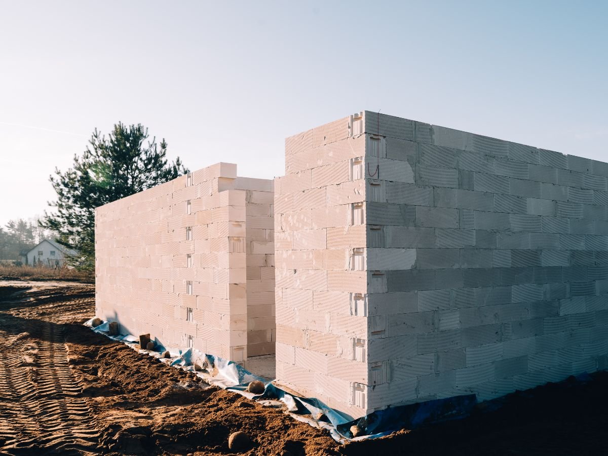 Construction Site Preparation 4 structure on building pad