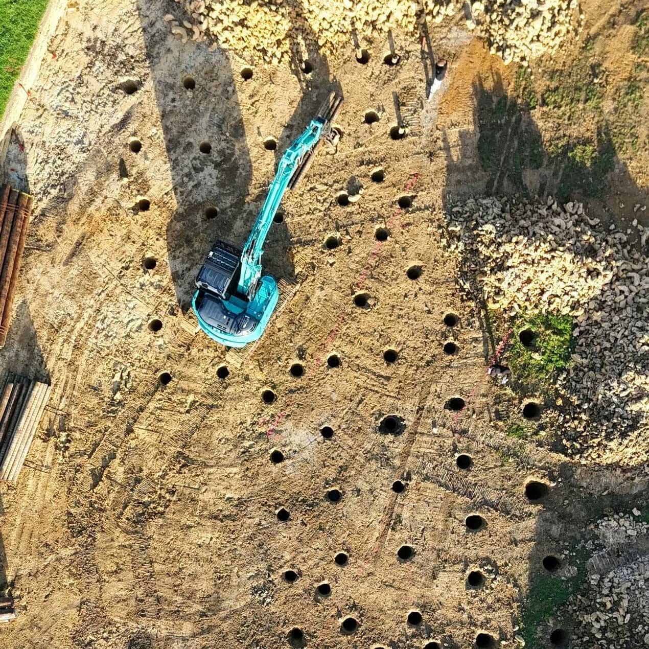 foundations drilling Square