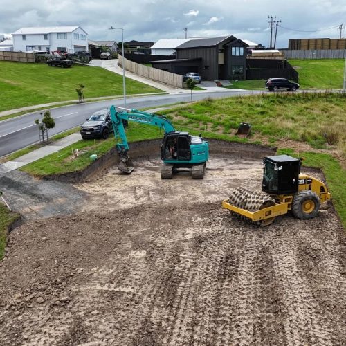 Site clearing and preparation, Whangaparaoa Rd